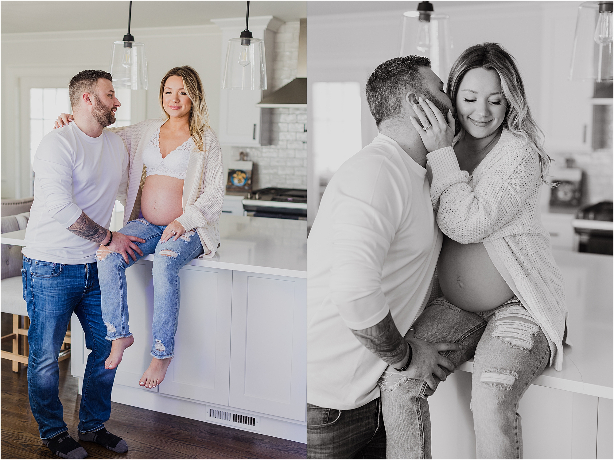 in-home maternity session