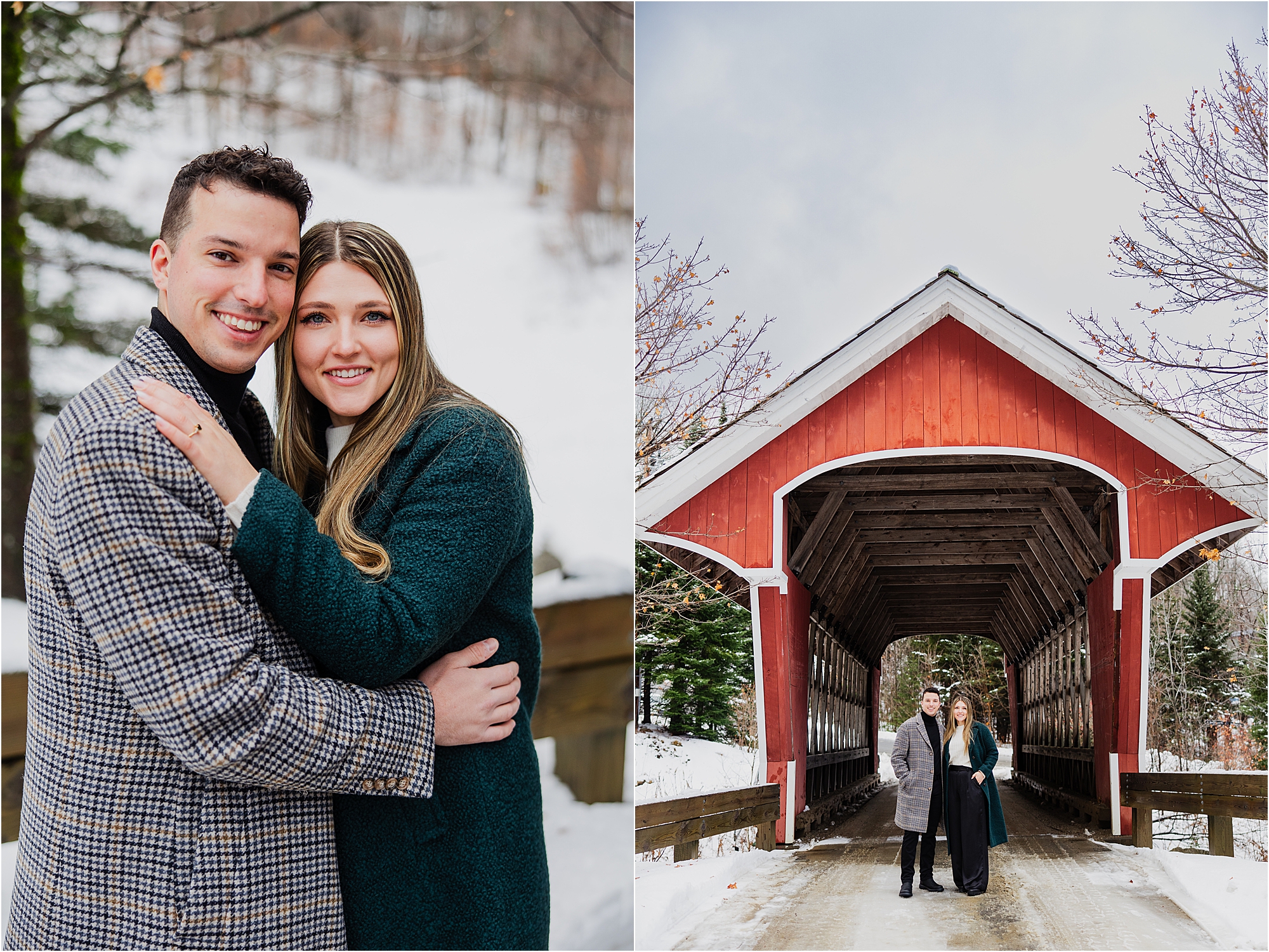 snowboarding engagement session