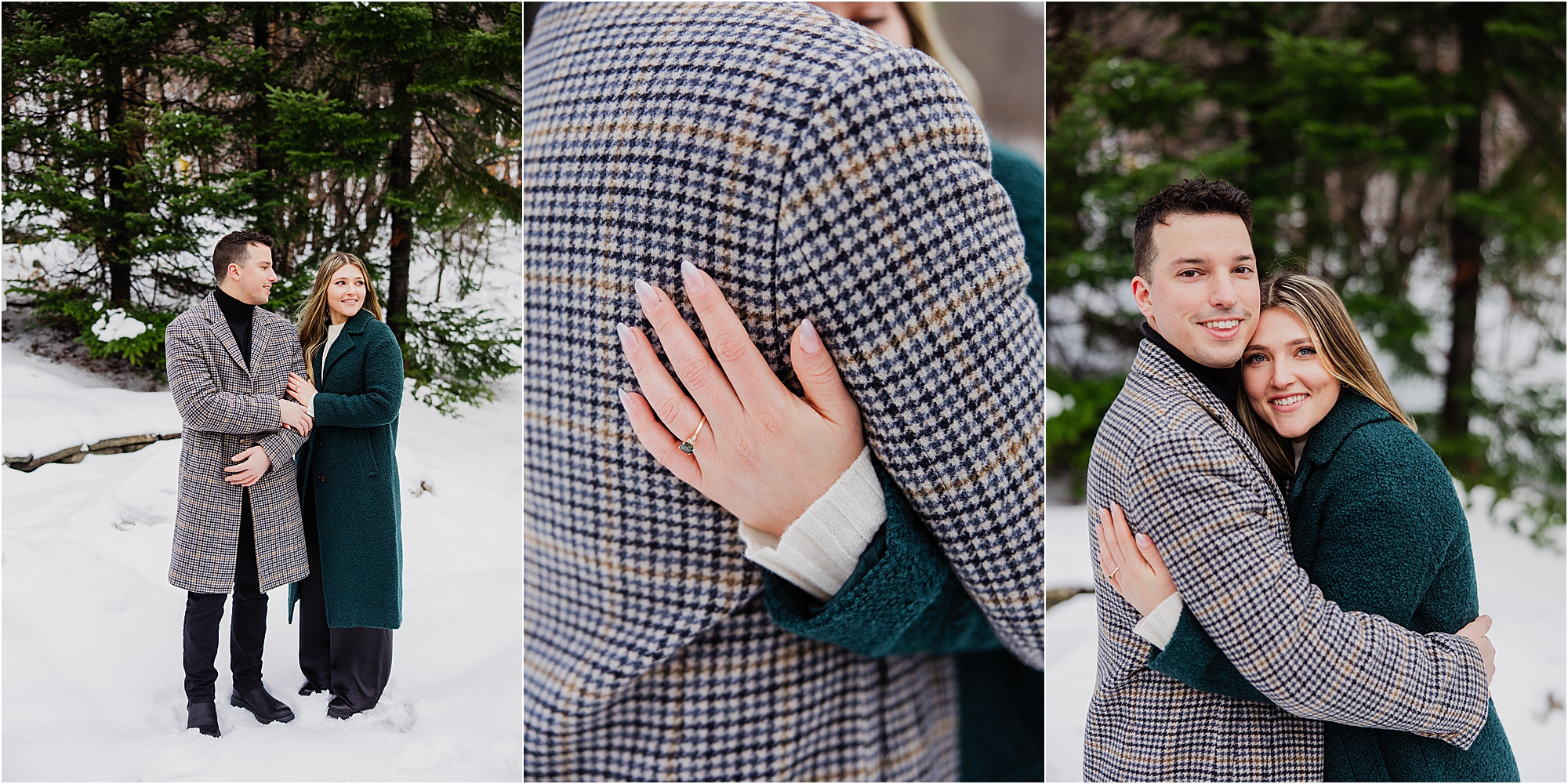 snowboarding engagement session