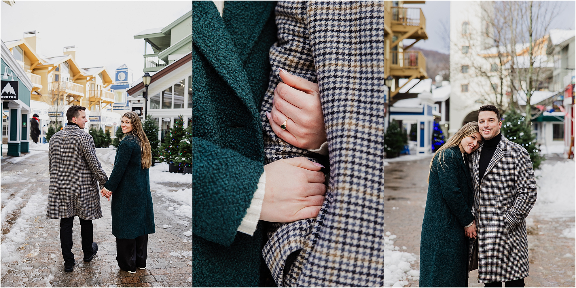 snowboarding engagement session