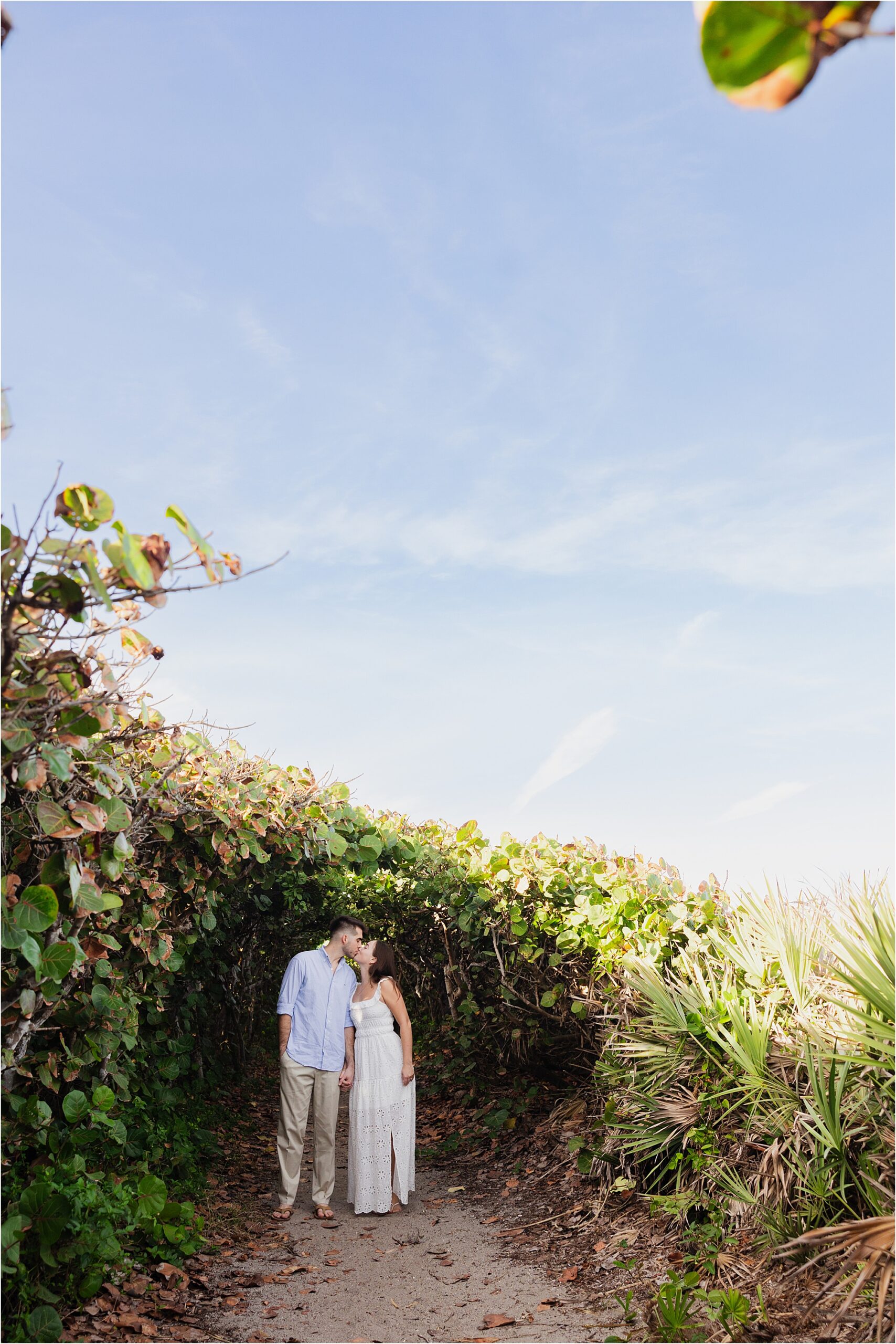 South Florida beach engagement photos