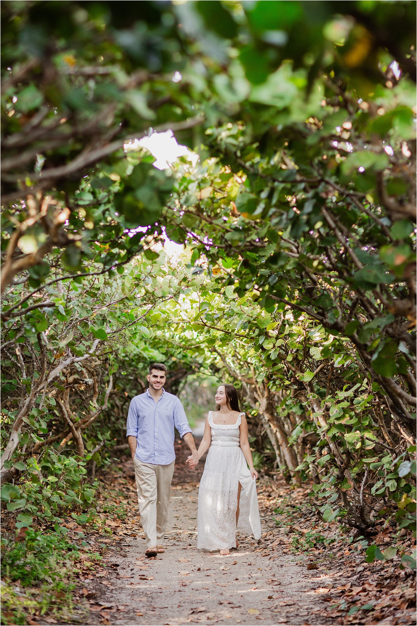 South Florida beach engagement photos