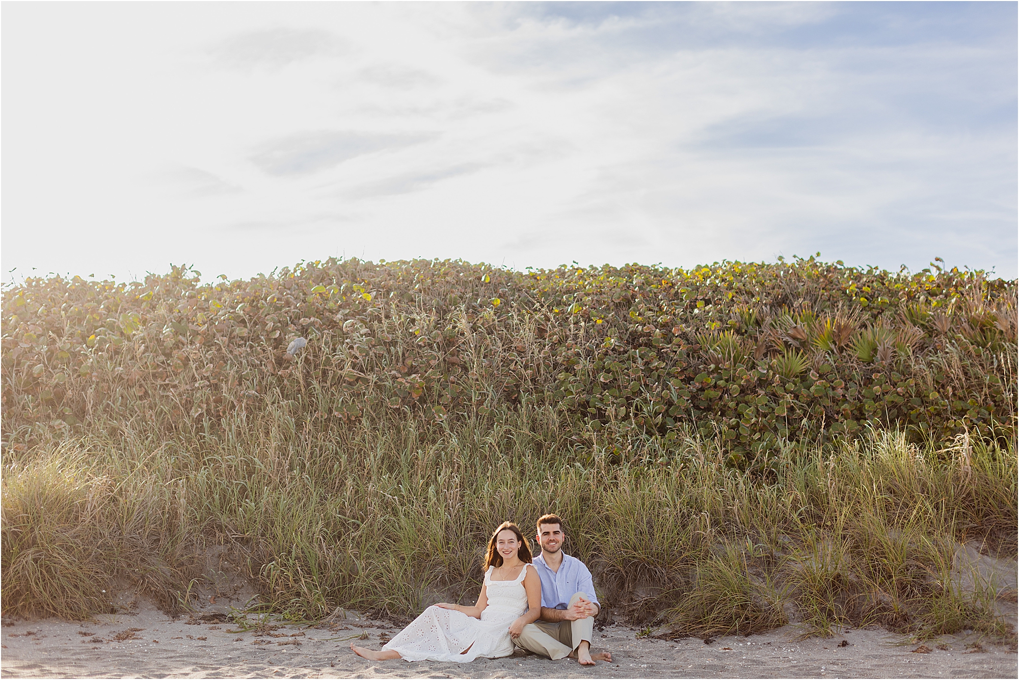 South Florida beach engagement photos