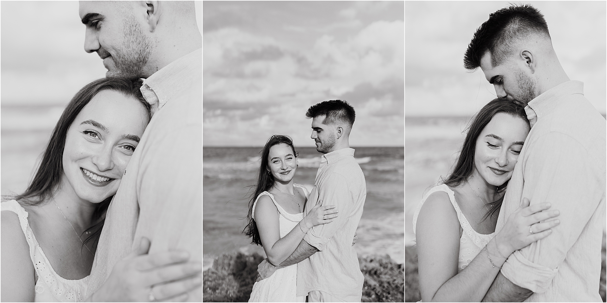 South Florida beach engagement photos