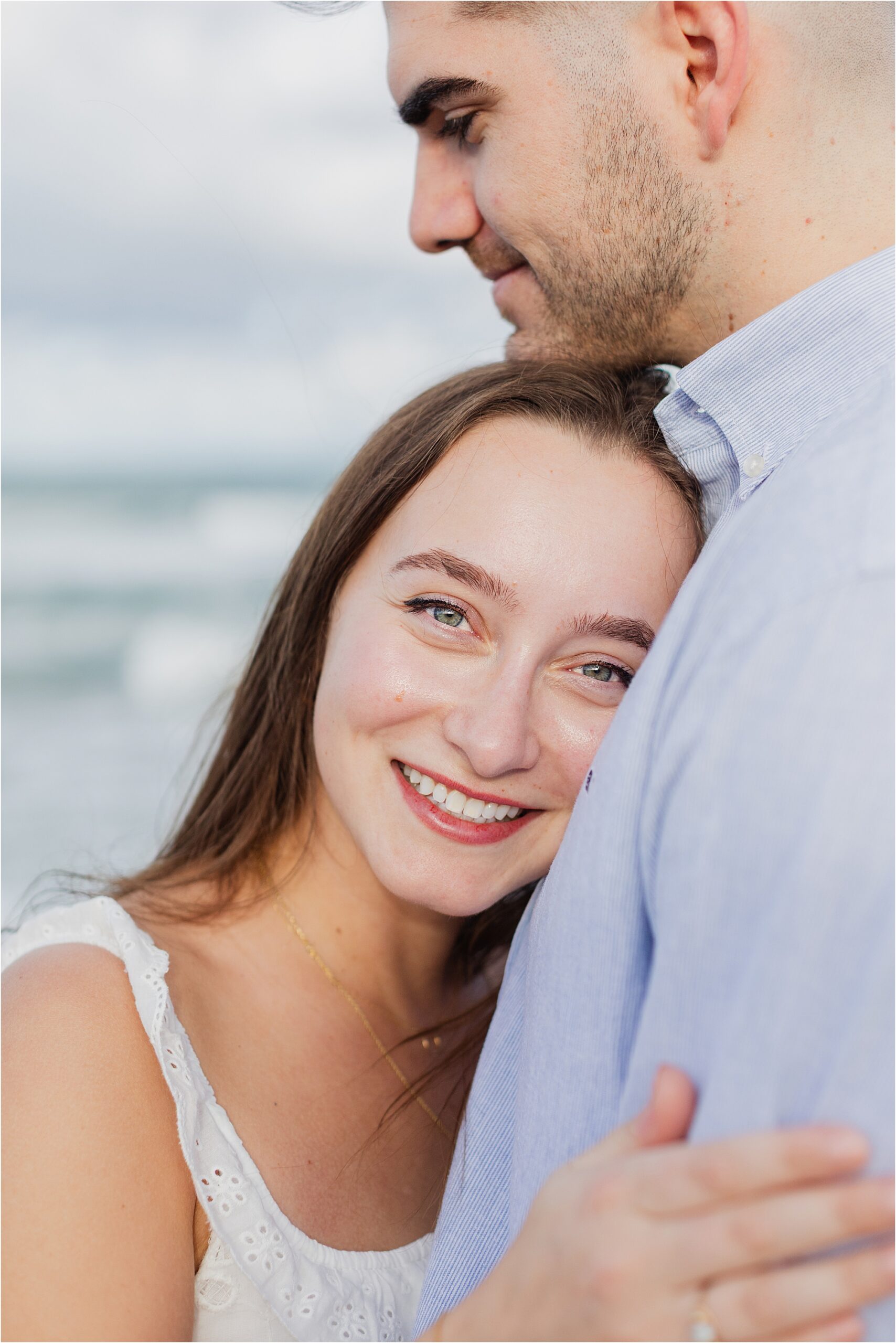South Florida beach engagement photos