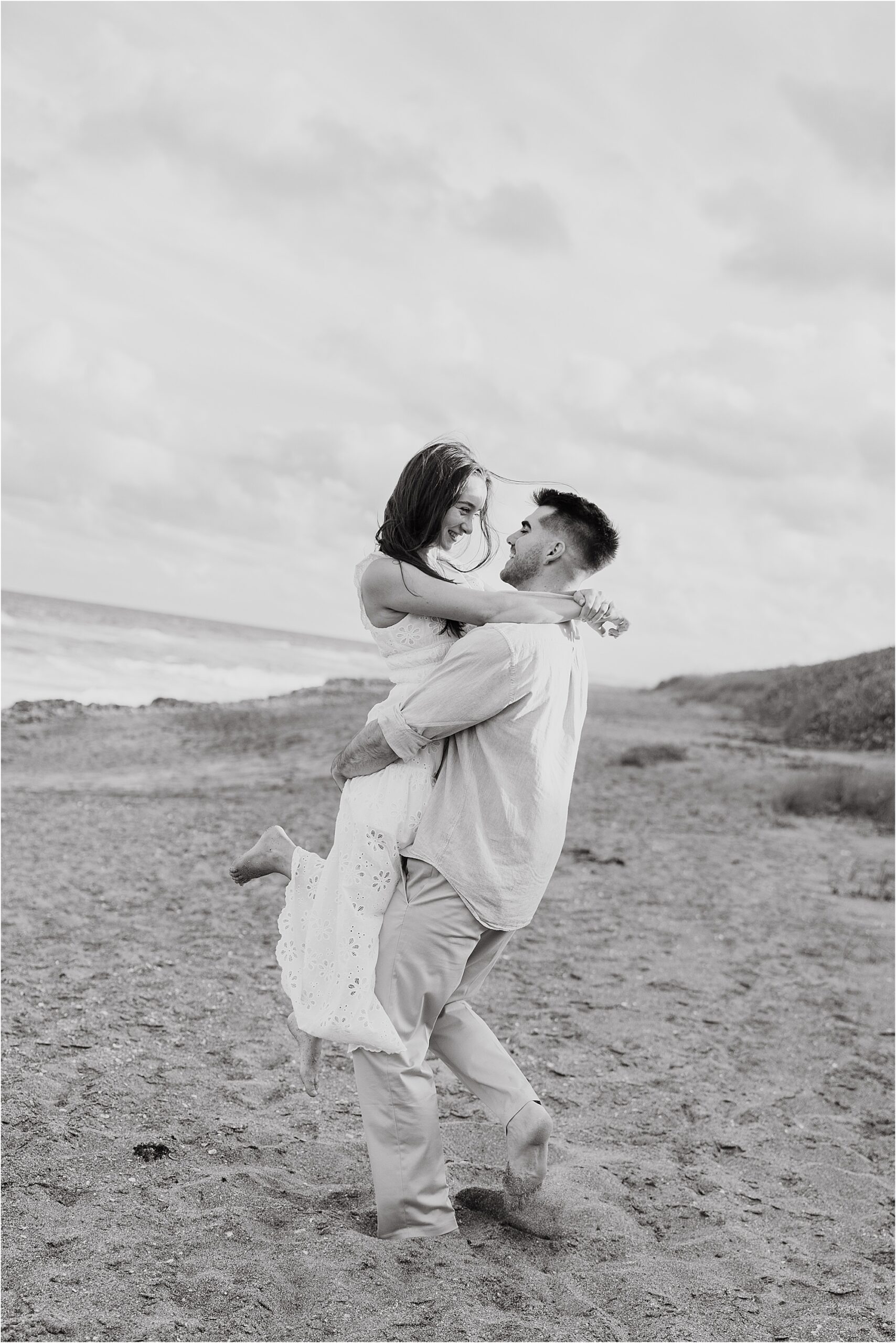 South Florida beach engagement photos