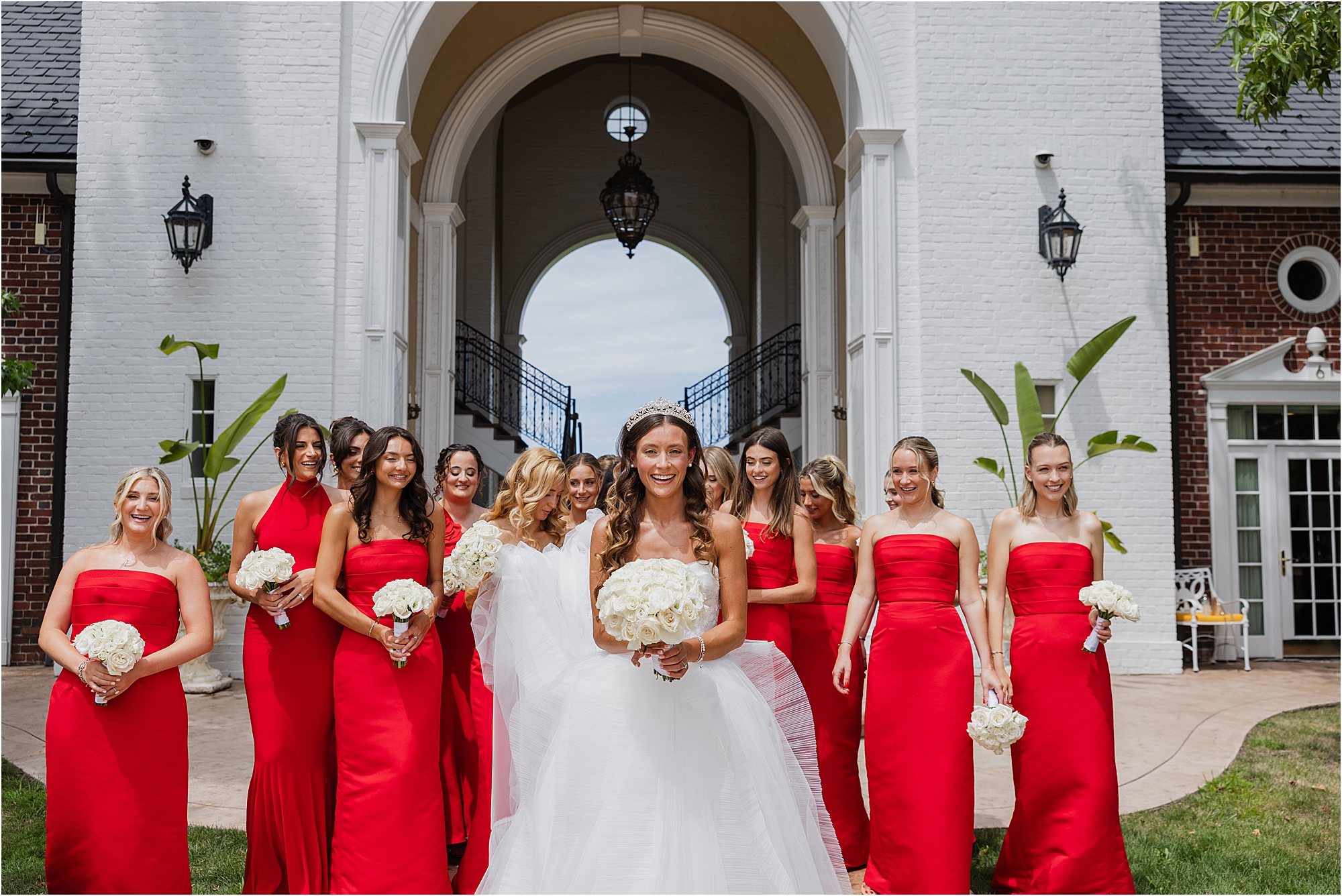 Summer wedding at Trump National Golf Club Bedminster photographed by Peach Photography