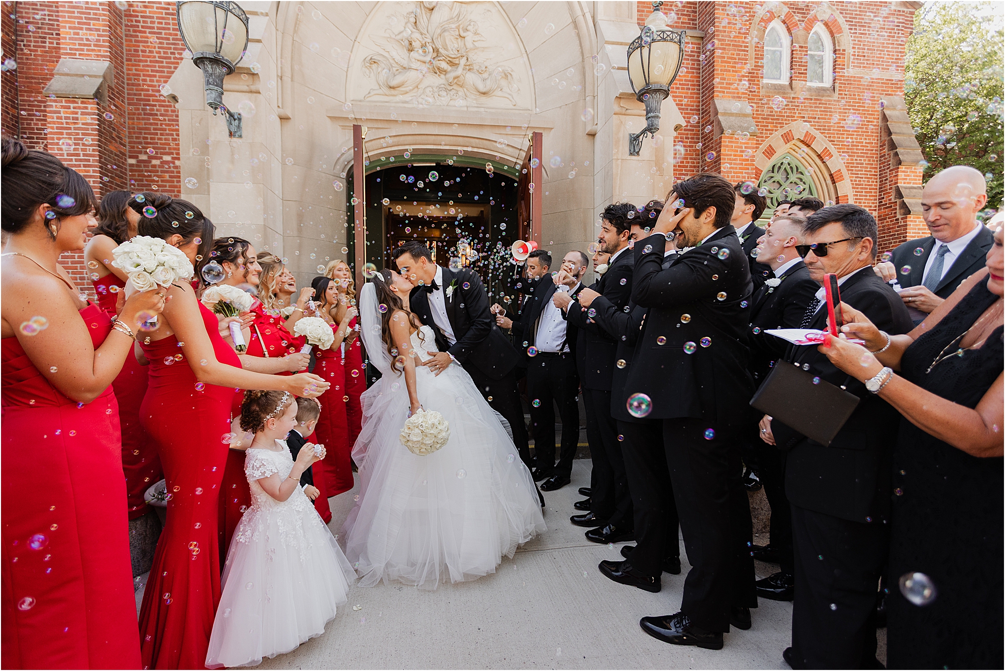 Summer wedding at Trump National Golf Club Bedminster photographed by Peach Photography