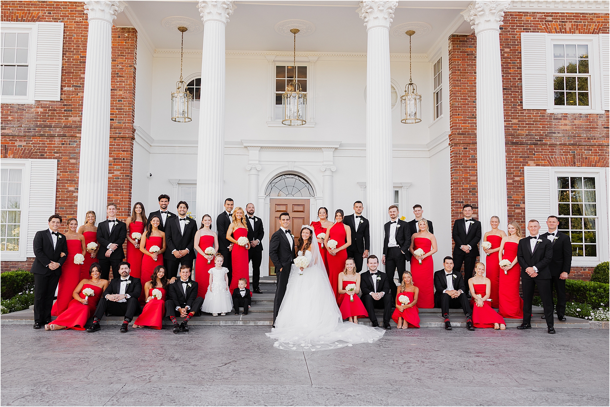 Summer wedding at Trump National Golf Club Bedminster photographed by Peach Photography