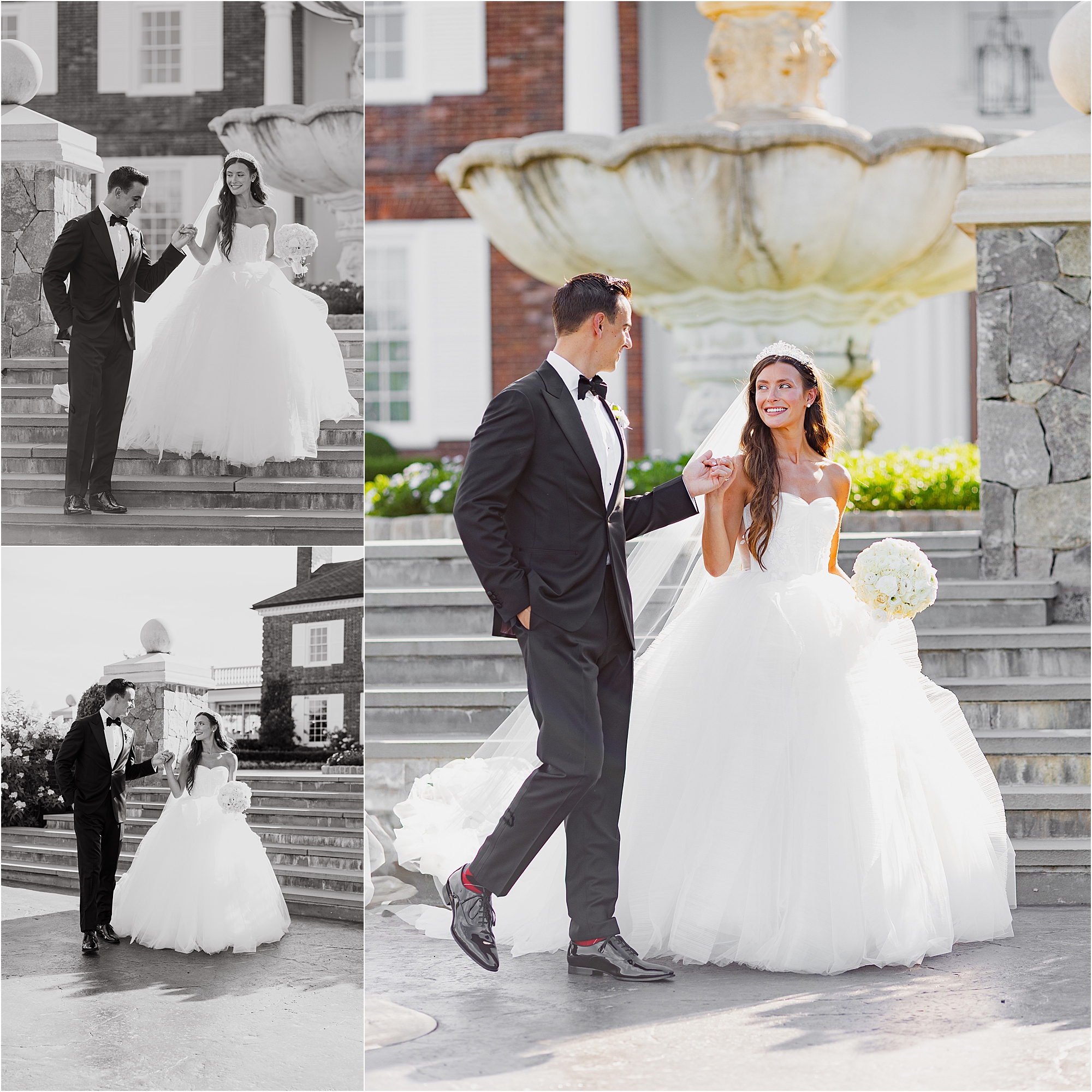 Summer wedding at Trump National Golf Club Bedminster photographed by Peach Photography
