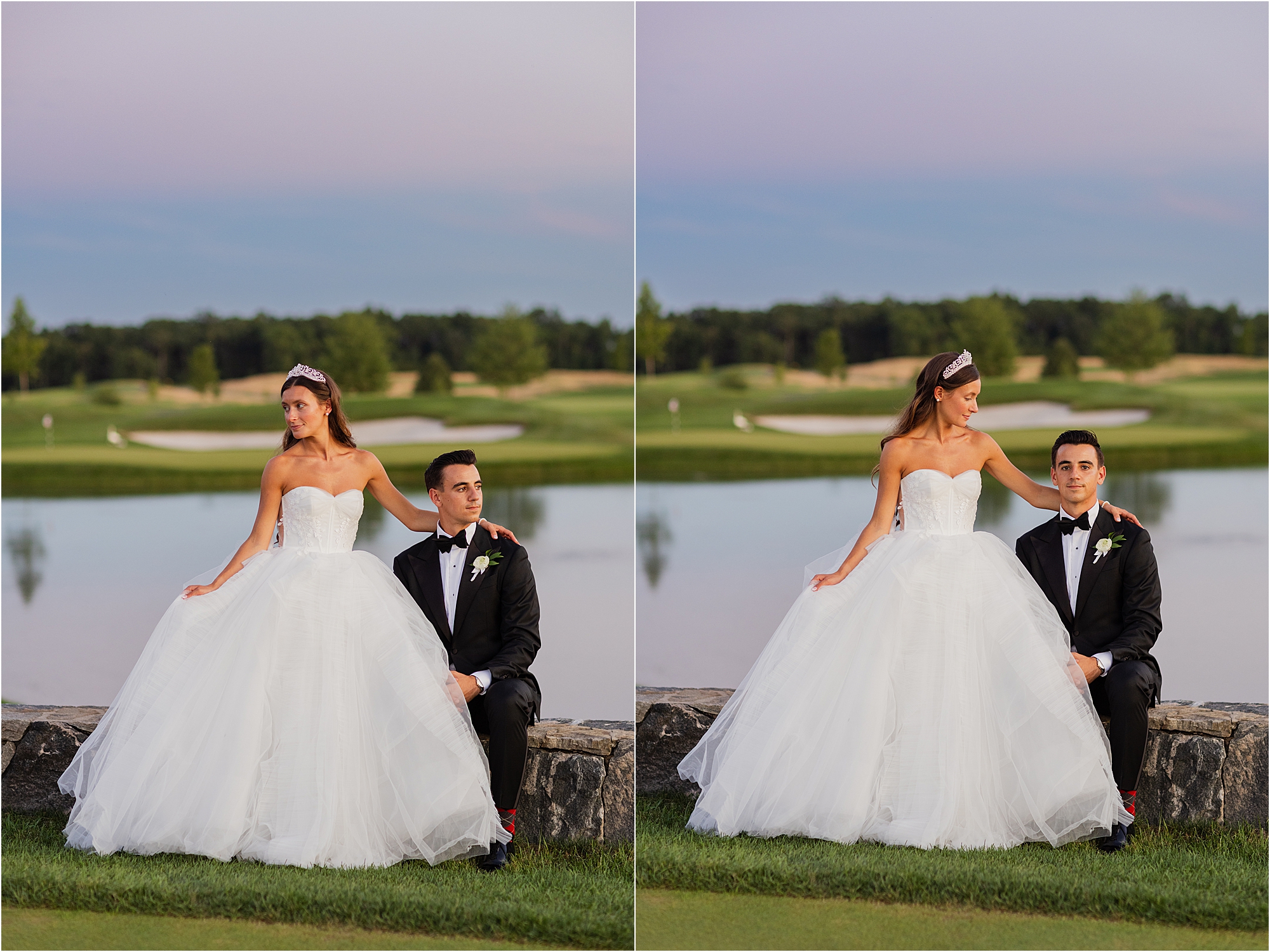 Summer wedding at Trump National Golf Club Bedminster photographed by Peach Photography