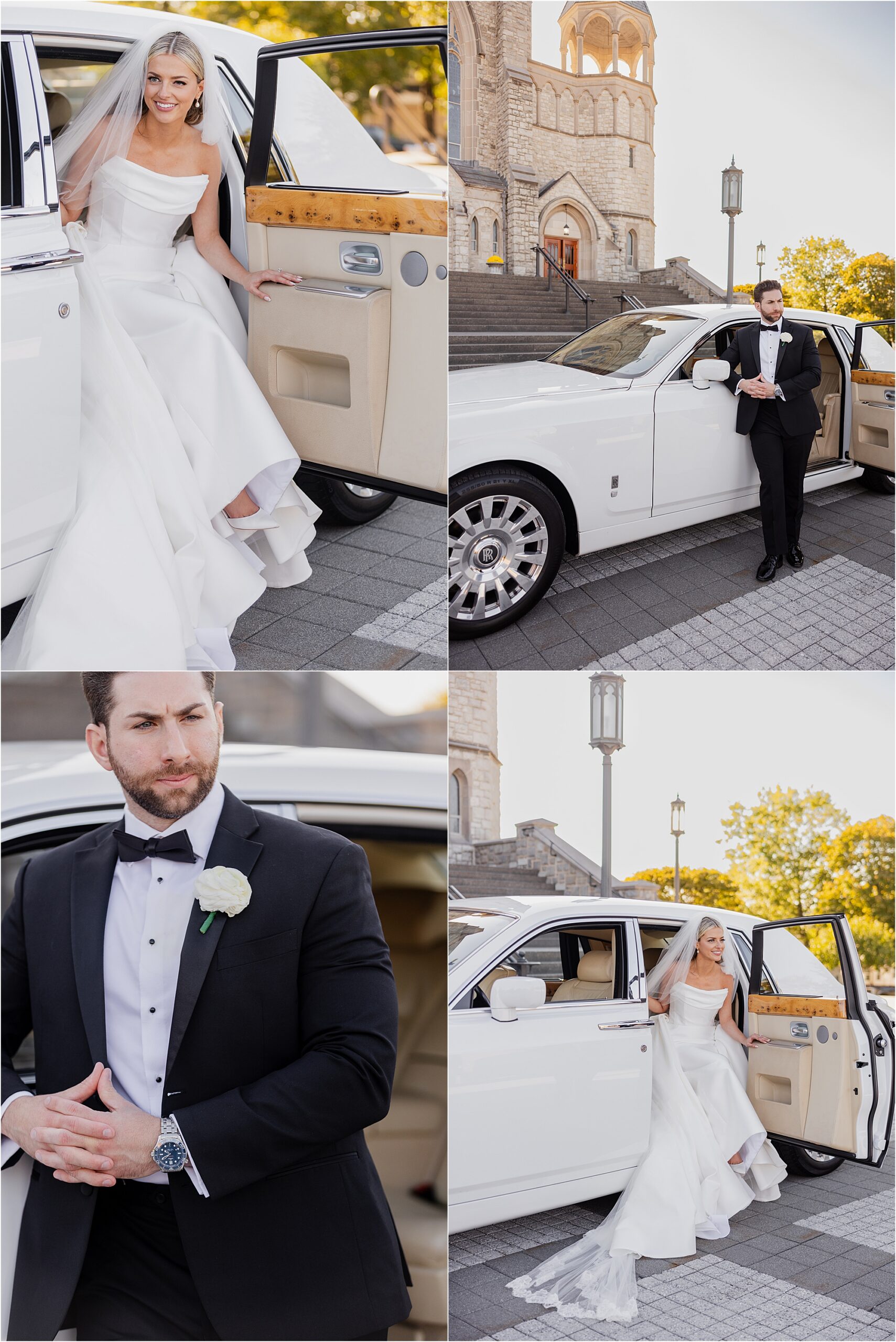 bride and groom ceremony at St. Teresa of Avila Church